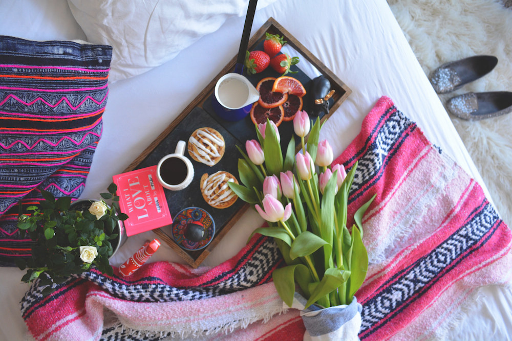 Gina Munsey | Oaxacaborn blog for Uncommon Goods | Fresh Tulips, Mexican Blanket, What I Love About You & Soapstone Platter